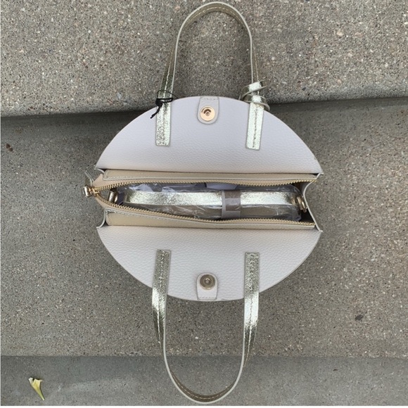 Metallic Anthropologie Circle Purse - Picture 3 of 4